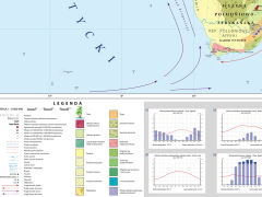 Mapa krajobrazowa Afryki - klimatogramy