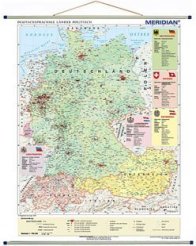 Deutschsprachige Länder politisch 70x100 cm - mapa ścienna 