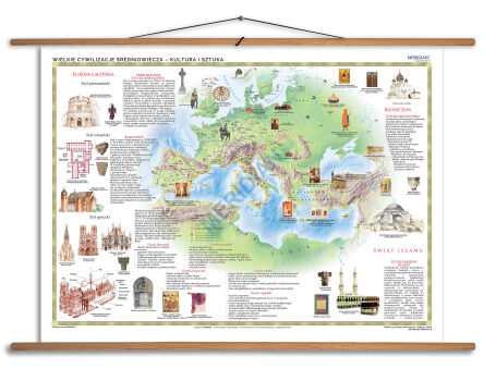 Wielkie cywilizacje średniowiecza - kultura i sztuka