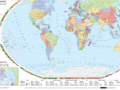 Mapa polityczna świata 100x70 cm - 2