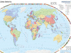 Mapa polityczna świata 100x70 cm - 3
