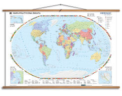 Mapa polityczna świata 100x70 cm