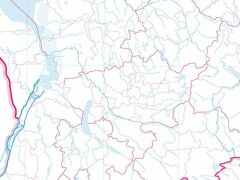 Ścienna mapa konturowa województwa zachodniopomorskiego