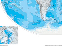 Mapa hipsometryczna świata - ćwiczeniowa - 2