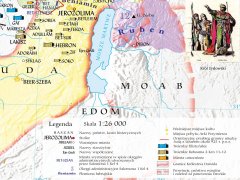Mapa Starożytnego Izraela.
Stary testament.
X VI w p.n.e.