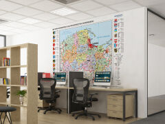 Mapa administracyjna województwa pomorskiego - 4