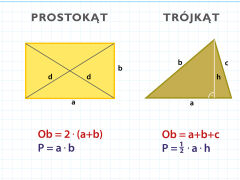 Pola i obwody figur płaskich - 3