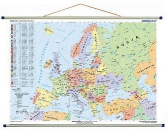 Europa polityczna 100x70 cm - mapa ścienna