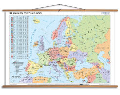 Mapa polityczna Europy 100x70 cm