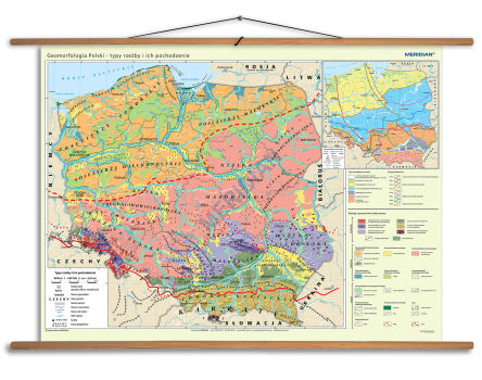 Geomorfologia Polski - typy rzeźby i ich pochodzenie
