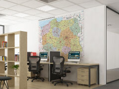 Mapa administracyjno-drogowa Polski - 4