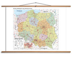 Mapa administracyjno-drogowa Polski