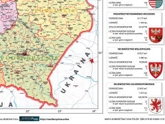 Mapa administracyjna Polski - 3