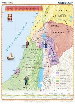 Palestyna za czasów Chrystusa - mapa ścienna