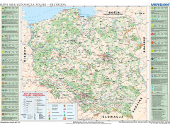 DUO Mapa krajoznawcza Polski - historia i kultura / przyroda - dwustronna mapa ścienna - 2
