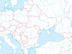 Mapa konturowa Europy - 3