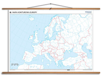Mapa konturowa Europy