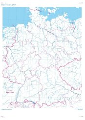 Deutschland stumm - mapa ścienna w języku niemieckim