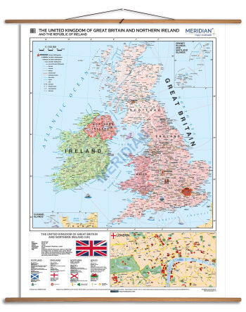 The British Isles political 70x100 cm