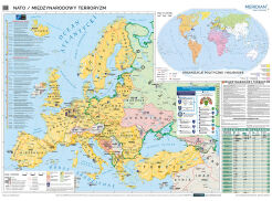 NATO / Międzynarodowy terroryzm - mapa ścienna